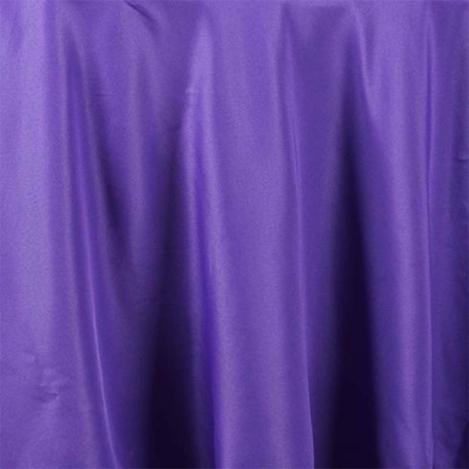 Balsacircle 120 Inch Purple Round Tablecloths Fabric Table Cover Linens For Wedding Party Polyester Reception Banquet Events Kit